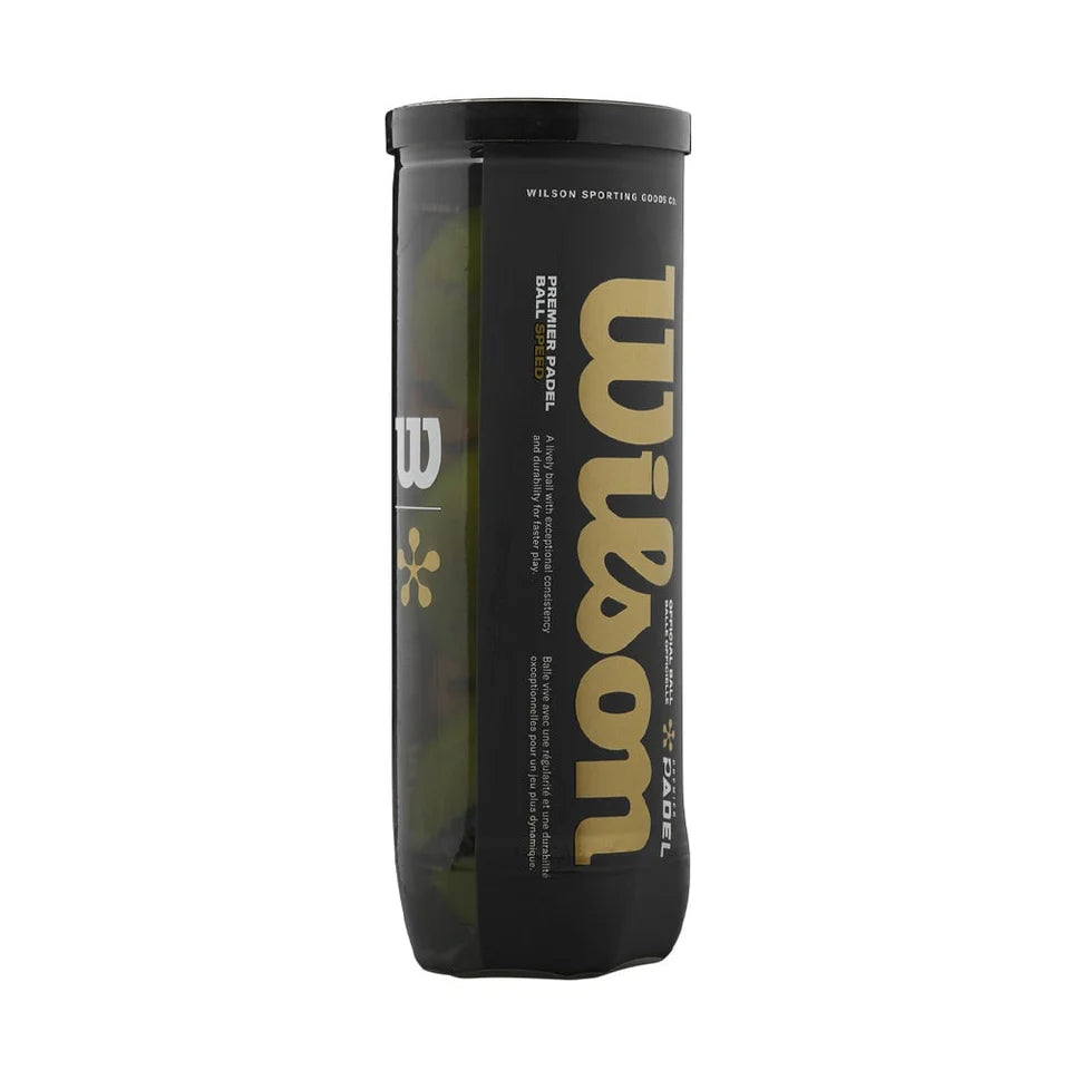 Wilson Premier Padel Speed Balls (3 Ball Can)