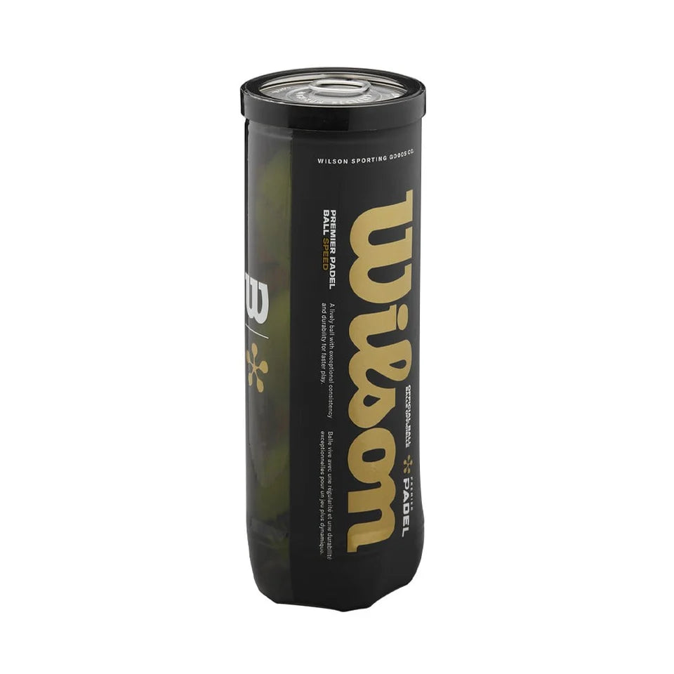 Wilson Premier Padel Speed Balls (3 Ball Can)