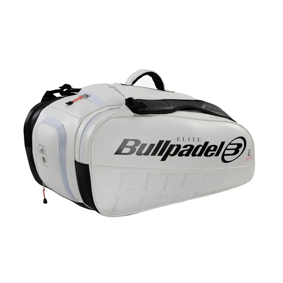 Bullpadel Elite Padel Bag 2025 – Gemma Triay Edition (White)