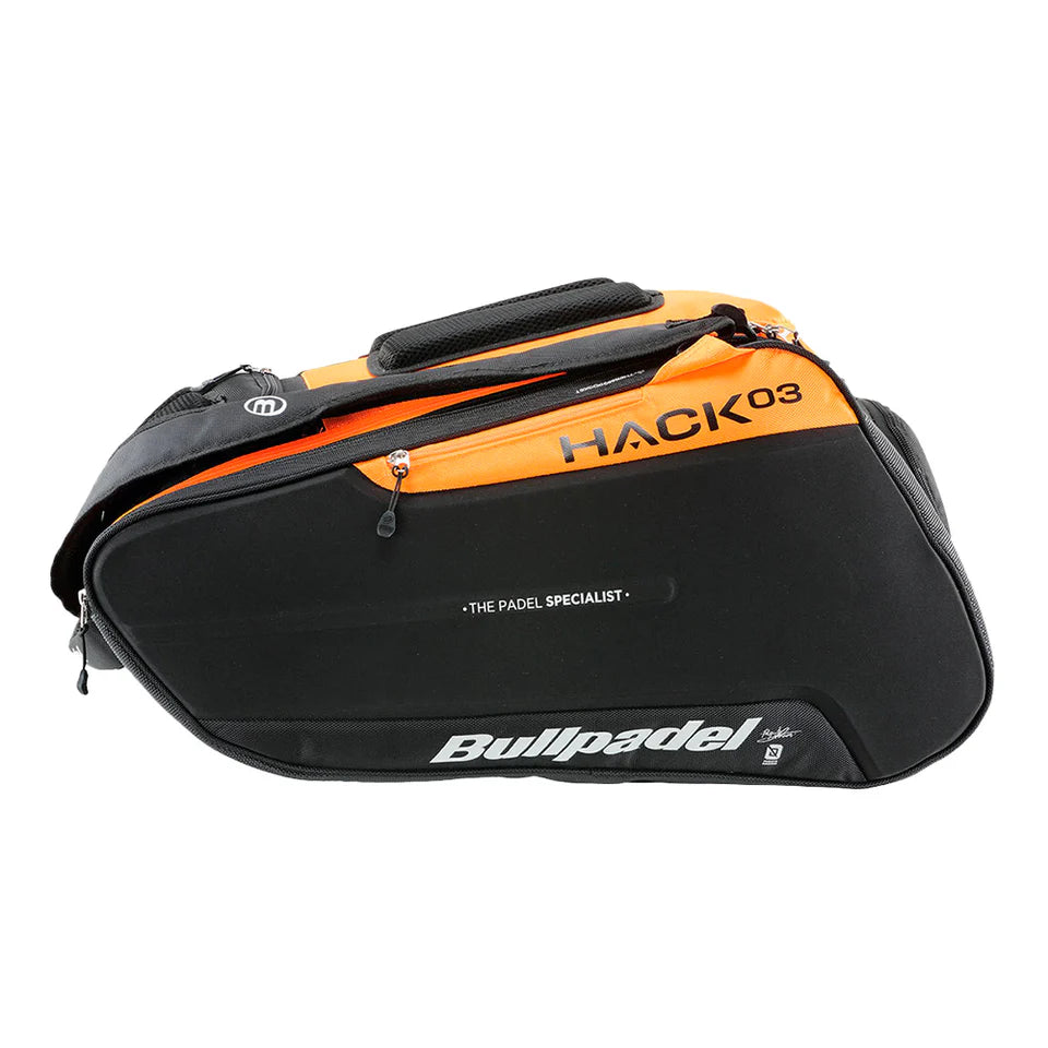 Bullpadel BPP 24012 Hack Padel Bag 2024 Orange/Black Paquito Navarro