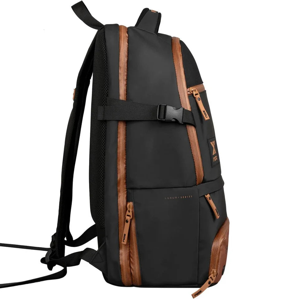 NOX Luxury Open Series Padel Backpack 2024 Black/Brown