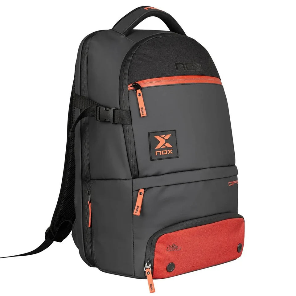 NOX Luxury Open Series Padel Backpack 2024 Black/Red
