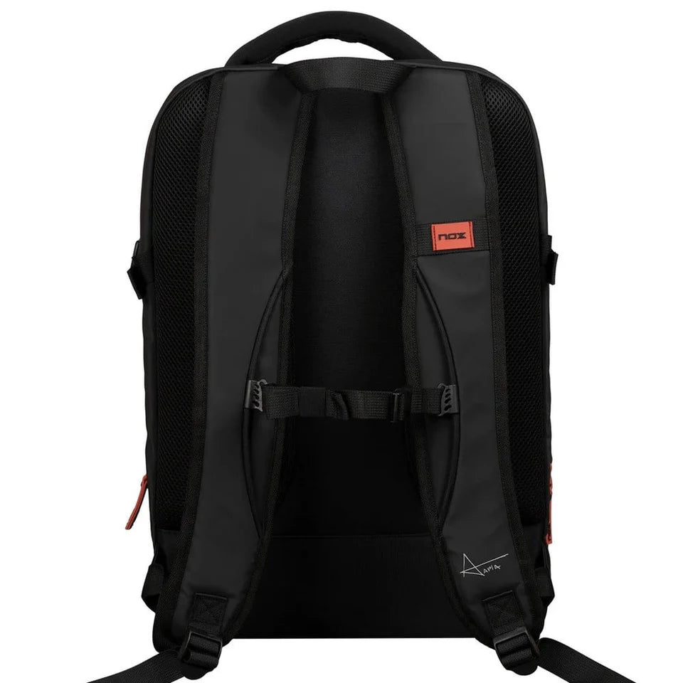 NOX Luxury Open Series Padel Backpack 2024 Black/Red