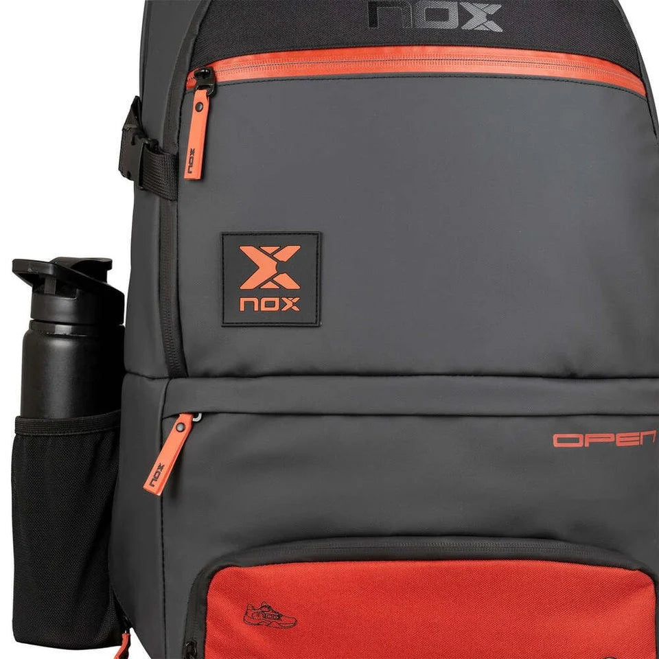 NOX Luxury Open Series Padel Backpack 2024 Black/Red