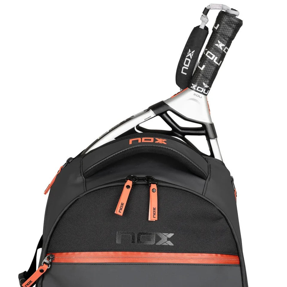NOX Luxury Open Series Padel Backpack 2024 Black/Red