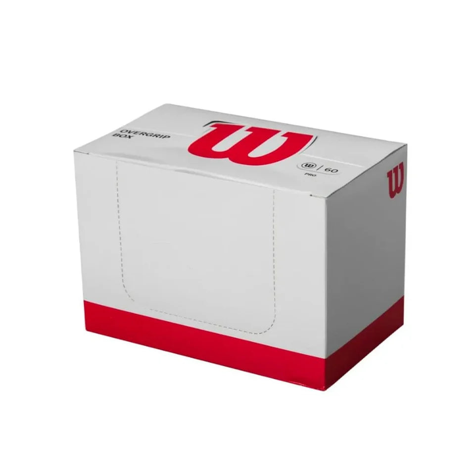 Wilson Pro Overgrip Box Smooth White (60 Units)