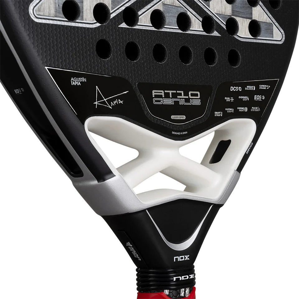 Nox AT10 Genius Attack 18K Alum 2026 — Agustín Tapia Padel Racket